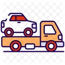Towing Vehicle Tow Truck Towing Icon