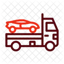 Towing Vehicle Tow Truck Towing Icon