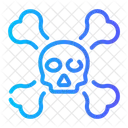 Toxic Toxicity Skull Icon