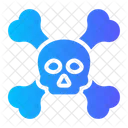 Toxic Toxicity Skull Symbol