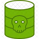 Toxic Chemical Label Icon