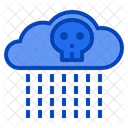 Toxic Air Pollution Disaster Nature Icon