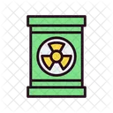 Toxic Barrel Nuclear Waste Nuclear Icon