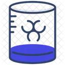 Toxic Beaker Toxic Liquid Biohazard Beaker Symbol
