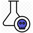 Toxic Chemical Poison Warning Sign Icon