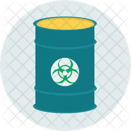Toxic chemical barrel  Icon
