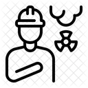 Toxic Fumes Work Injury People Icon