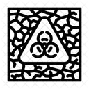Cracked Earth Chemical Icon