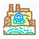 Toxic Waste Battery Icon