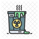 Toxic Waste Chemical Waste Pollution Icon
