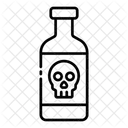 Toxico Veneno Calavera Icono