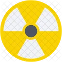 Toxico Radiactividad Nuclear Icono