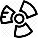 Toxique Radioactivite Nucleaire Icône