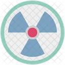 Symbole De Radioactivite Toxique Nucleaire Icône