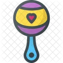 Toy Rattle Baby Icon