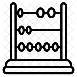Toy abacus  Icon