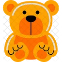 Cute Toy Bear Icon