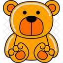 Cute Toy Bear Icône