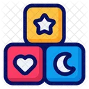 Toy blocks  Icon