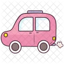 Toy Car Baby Car Hand Drawn Icon