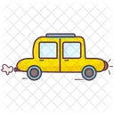 Toy Car Baby Car Hand Drawn Icon