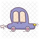Toy Car Baby Car Hand Drawn Icon