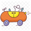 Toy Car Baby Car Clockwork Car Icon