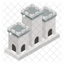 Castle Infrastructure Fort Icon