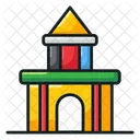 Toy Castle Palace Toy Childhood アイコン
