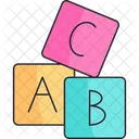 Toy Cubes Baby Icon