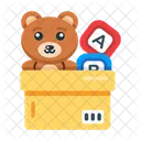 Toy Donation Toy Charity Toy Box Icon