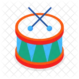 Toy Drum  Icon
