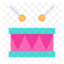 Childrens Drum Drumkit Icon
