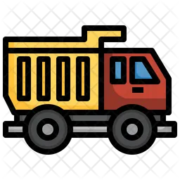 Toy Drum Truck  Icon