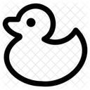 Toy Duck Duck Rubber Duck Icon
