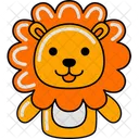 Toy Lion Puppet Icon