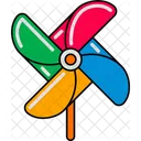 Toy pinwheel  Icon