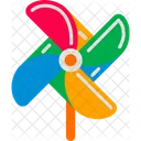 Toy Pinwheel Play Icon