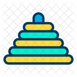 Toy pyramid  Icon