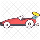 Toy Car Baby Car Hand Drawn Icon
