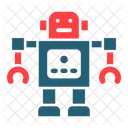 Artificial Intelligence Humanoid Bionic Man Icon