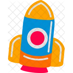 Toy rocket  Icon