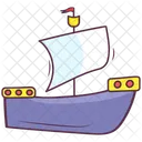 Toy Sailboat Baby Sailboat Ship Icon