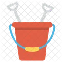 Bucket Spade Sand Icon