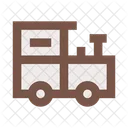 Toy Steam Engine Locomotive Railway Icon