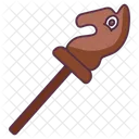 Toy Stick Horse Stick Play Stick Icon