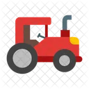 Toy Tractor Transportation Vehicle Icon
