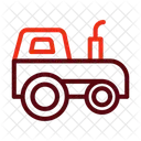 Toy Tractor Transportation Vehicle Icon