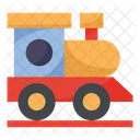 Toy Train Toy Kid And Baby Icon