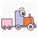 Toy Train Transport Railway Icon